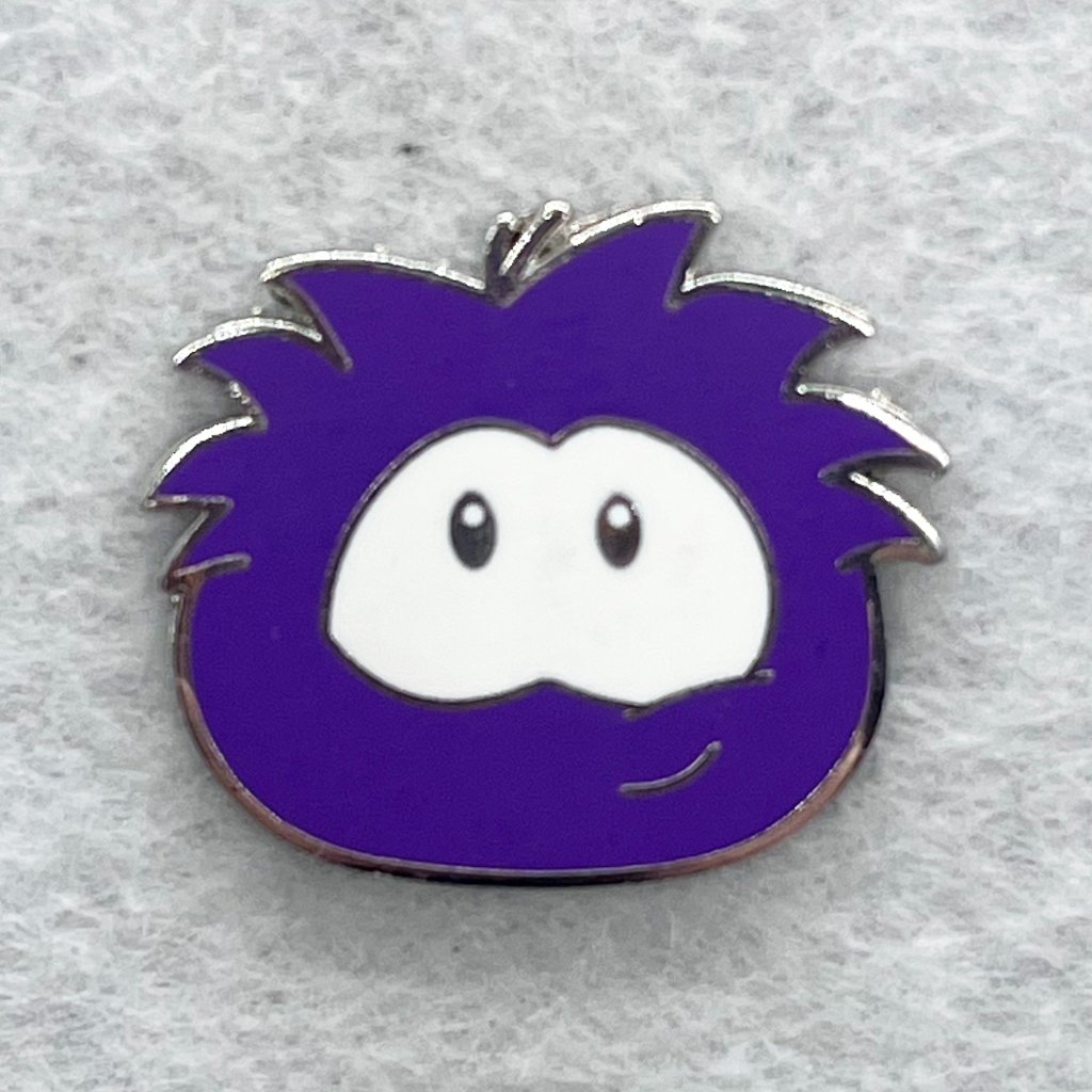 525 Disney Club Penguin Puffles Purple Puffle Pin